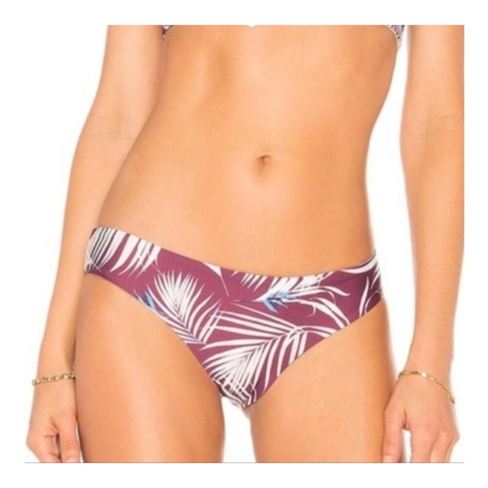 Tavik Ali Moderate Swim Bottom Latona Palm Merlot‎ Size Medium NEW